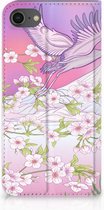 Hoesje iPhone 8 | 7 | SE (2020/2022) Bookcase Bird Flying