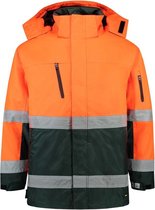 Tricorp Parka EN471 bi-color - Workwear - 403004 - fluor oranje / groen - Maat 4XL
