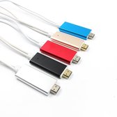 Snelle HDMI naar Lightning kabel - tv Adapter - voor iPhone X/10 7 6S iPad Air - Rood - Underdog Tech