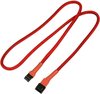 Nanoxia 900300001 kabelinterface/gender-adapter 3-pin molex rood