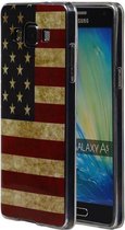 Amerikaanse Vlag TPU Hoesje voor Galaxy A5 USA