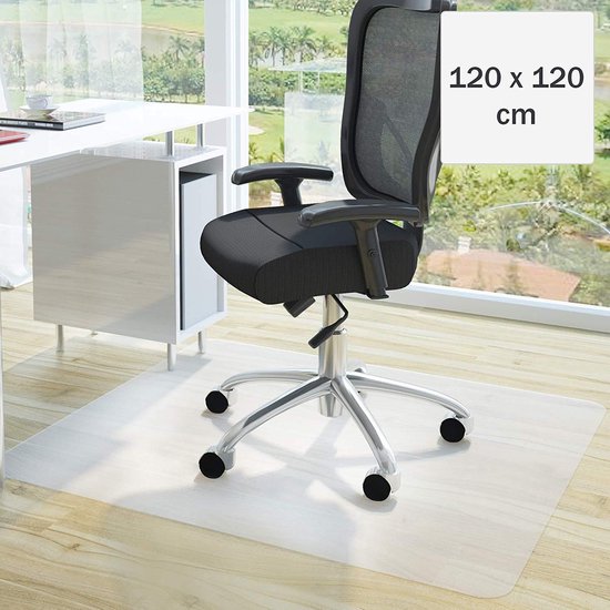 Brochure Rook namens Vloerbeschermer 120x120 cm - vloermat - mat voor bureaustoel | bol.com