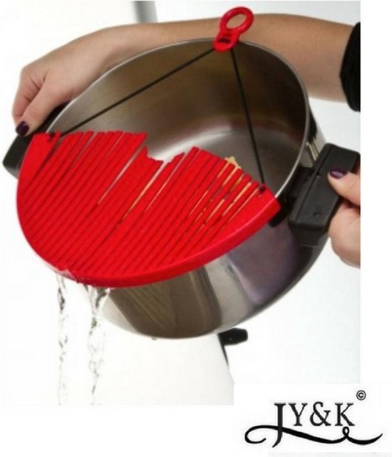 Vergiet pan | Afgietdeksel | Keuken zeef | afgieten van pannen | Zeef | 15  cm | bol.com