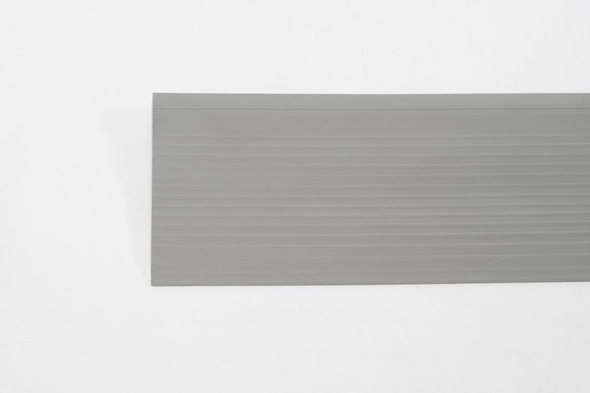 Goedkoopste Rubber drempelhulp 1,6 x 15 x 100 cm met lijmlaag (grijs