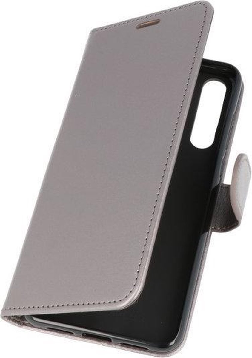 Grijs Wallet Case Hoesje voor Huawei P20 Pro