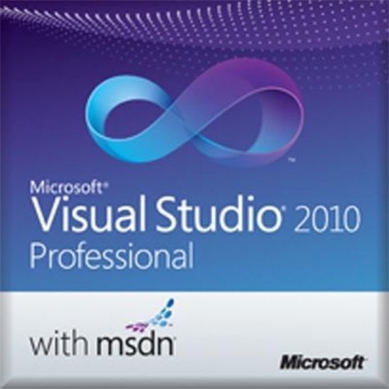 Microsoft Visual Studio 2010 Professional w/ MSDN, EDU, OLP-NL, SA, ML Meertalig