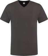 Tricorp 101005 T-Shirt V Hals Slim Fit Donkergrijs maat XS