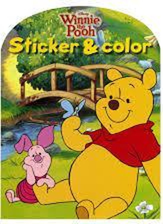Winnie the Pooh sticker & color boek bol