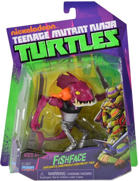 Ontvanger doorboren zakdoek Teenage Mutant Hero Turtles Fish Face 12cm - Actiefiguur | bol.com
