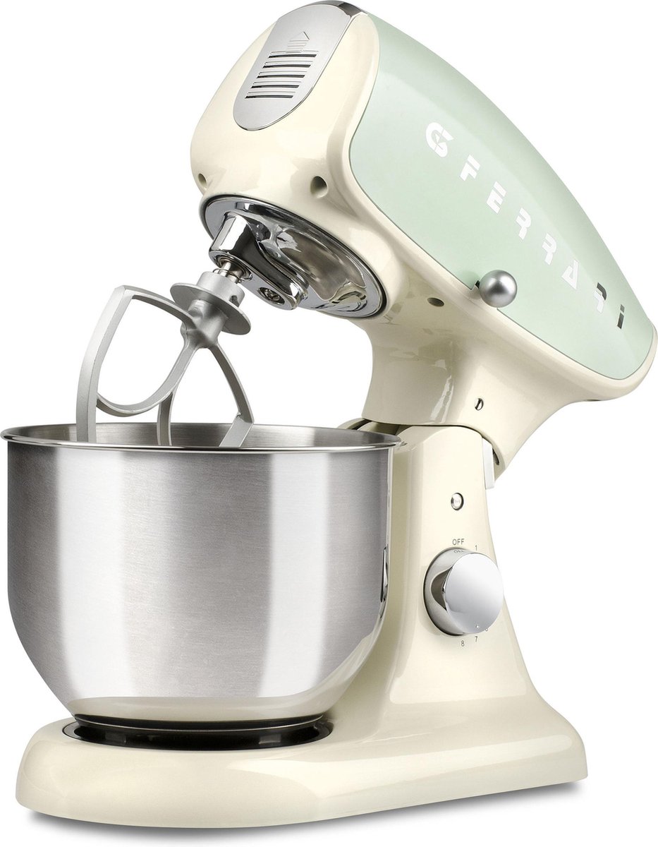 G3 Ferrari Pastaio Deluxe Staande mixer Beige, Muntkleur 1200 W
