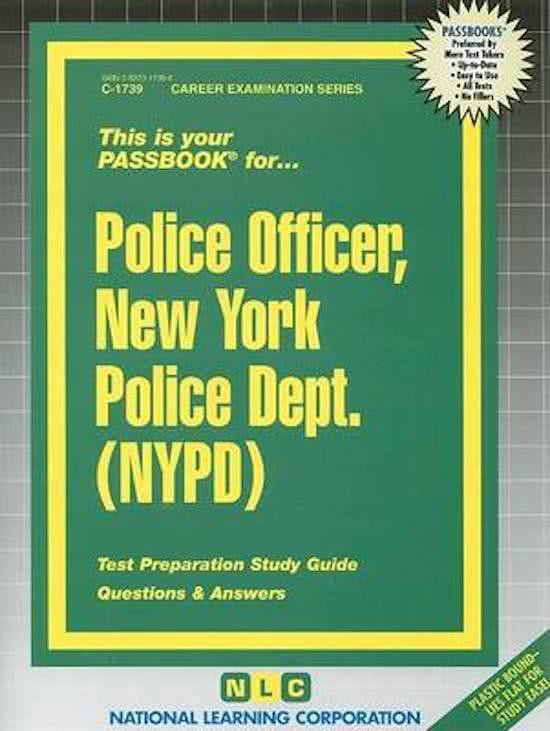 Police Officer, New York Police Dept. (NYPD) 9780837317397 National