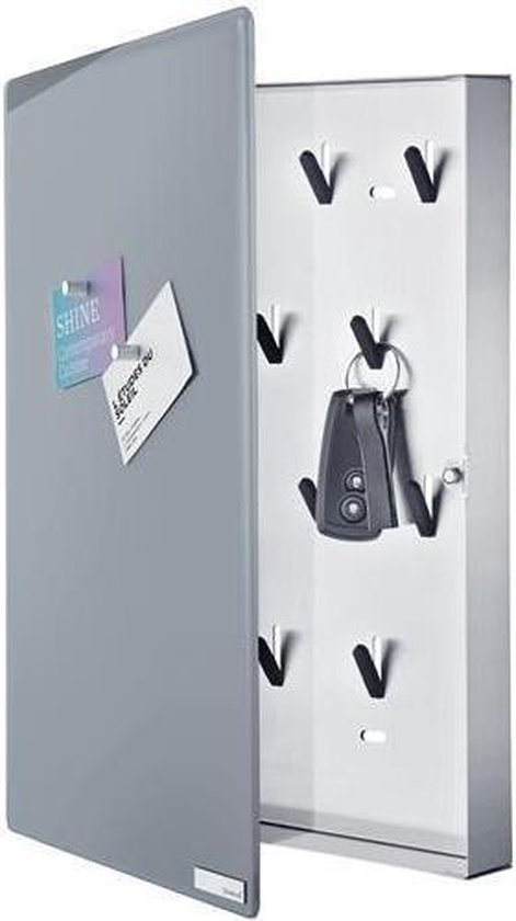 buitenspiegel Verdeelstuk Paragraaf Blomus sleutelkastje Velio met magneten 40x30 cm grijs | bol.com