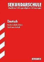 Abschlussprüfung Sekundarschule Sachsen-Anhalt - Deutsch Realschulabschluss