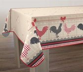 Nappe anti-tache Coq 240 x 150 cm - Accessoires de table décoratifs - Décoration de salon - Bonne et Plus®