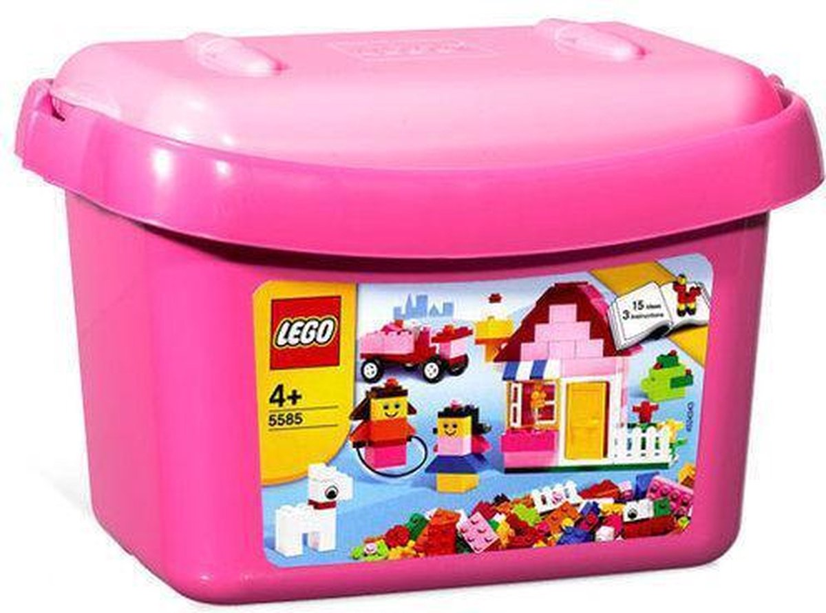 Noord Amerika gewelddadig Wierook LEGO Basic Roze stenendoos - 5585 | bol.com