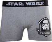 Star Wars - Grey Boxershort With Storm Trooper - L