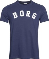 Björn Borg heren t-shirt peacoat - blauw-L