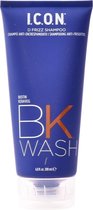 MULTI BUNDEL 4 stuks Icon Bk Wash Frizz Shampoo 200ml