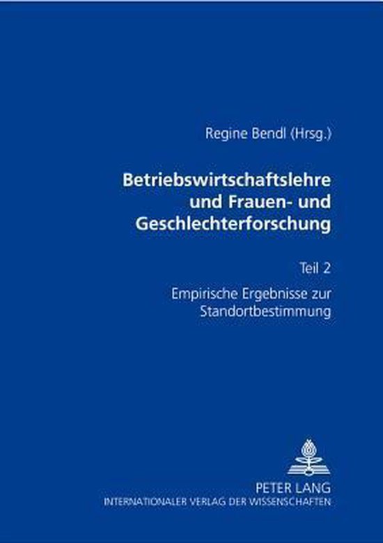 Betriebswirtschaftslehre und Frauen- und Geschlechterforschu ... - cover