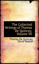 The Collected Writings of Thomas de Quincey, Volume VII