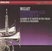 Mozart: Divertimento, K131; Cassation, K99