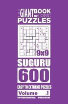 The Giant Book of Suguru-The Giant Book of Logic Puzzles - Suguru 600 Easy to Extreme Puzzles (Volume 1)