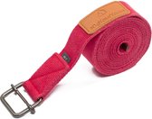 #DoYourYoga - Yogariem - »Yaro« - 100% katoen met plastic sluiting - 250 cm - Rose