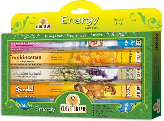Emendo set Sauna geuren 4x10ml inclusief houten rekje