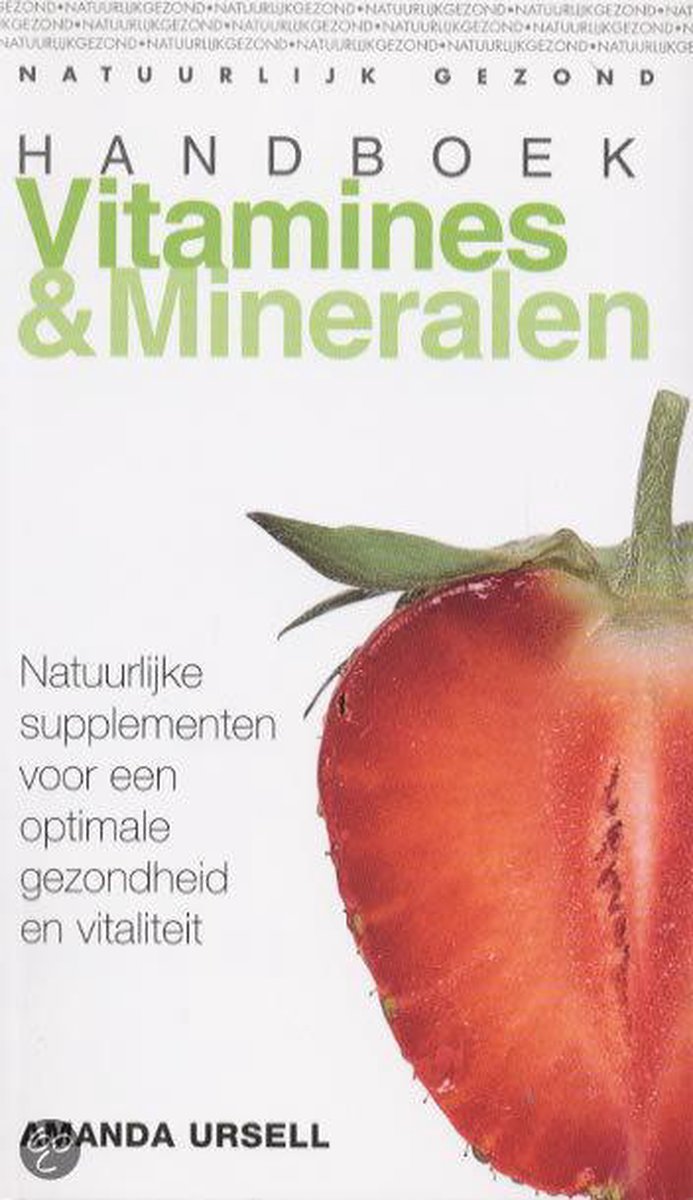 Handboek Vitamines En Mineralen, Ursell | Boeken | bol.com