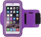 Xssive Sport armband universeel voor o.a. Apple iPhone 5 / 5S / SE - Paars