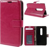 Cyclone wallet hoesje roze Motorola Moto G 3rd gen 2015