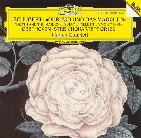 Schubert: Der Tod und das Mädchen, D. 810; Beethoven: Streichquartett
