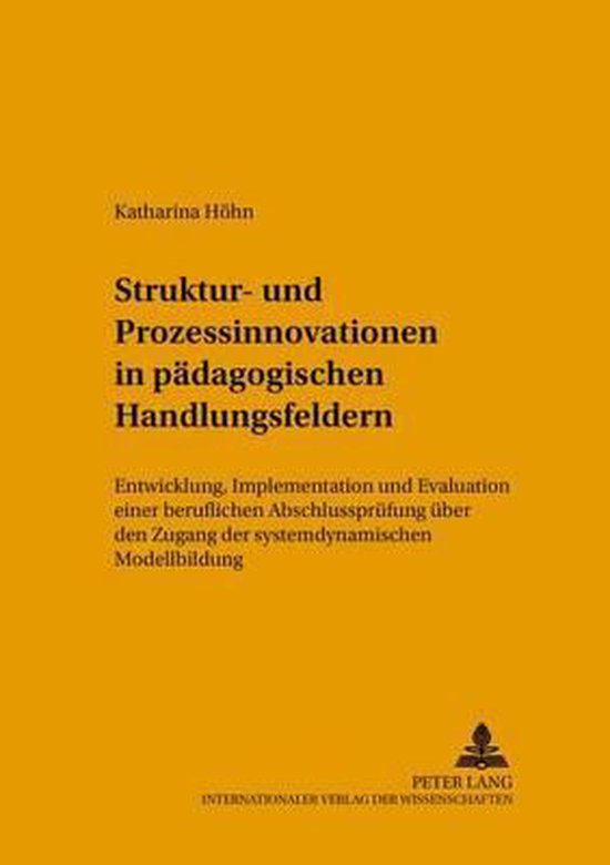 Struktur- Und Prozessinnovationen in Paedagogischen Handlungsfeldern ...