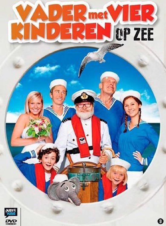 Vader Met 4 Kinderen - Op Zee