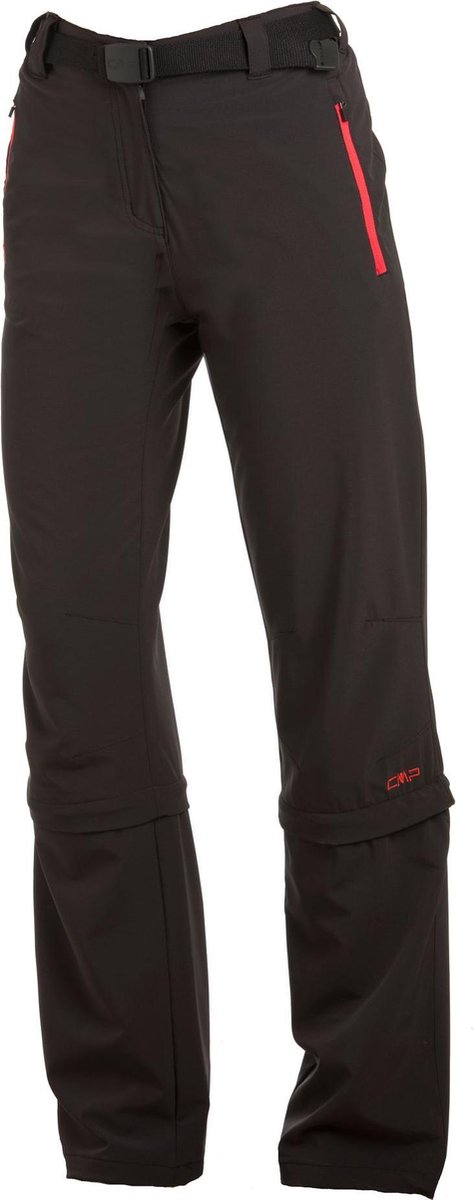 CMP Cargobroek Stretch Zip Off 3T51346 Antraciet