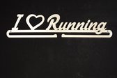 Medaillehanger I Love Running 33 cm