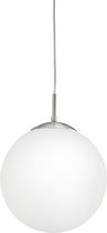 EGLO Rondo 1 - Hanglamp - 1 Lichts - Nikkel-Mat - Wit