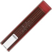 KOH-I-NOOR Coloured Leads for 2mm Diameter 120mm Mechanical Pencil - Brown 4300/21 (4300021004PK).