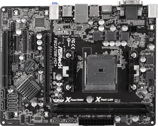 Bol Com Asrock Fm2a78m Hd Amd 8 Fch Socket Fm2 Micro Atx