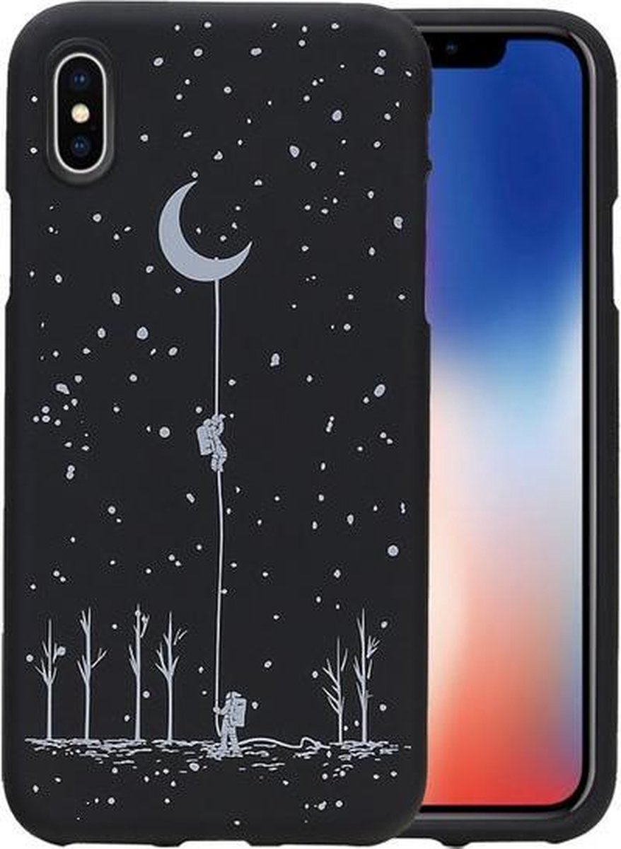 Sterrenhemel TPU back case cover Hoesje voor Apple iPhone X