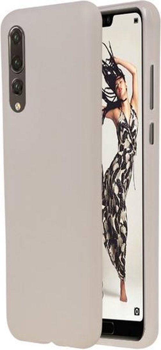 Wit TPU back case cover Hoesje voor Huawei P20 Pro
