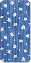 D&L Strijkdeken ProActiv - 120 x 70cm - Blauw met Bloemen