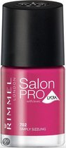 Bol.com Rimmel Salon Pro With Lycra Nagellak - 702 Simply Sizzling aanbieding