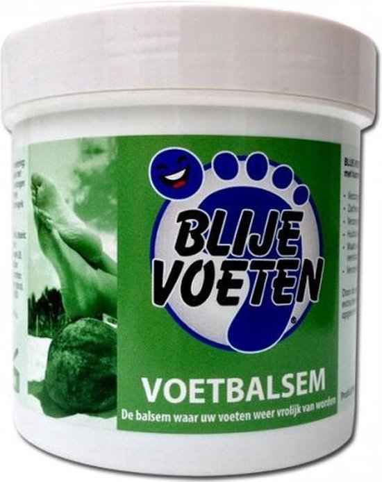 Foto: Blije voeten voetbalsem voetschimmel zwemmerseczeem kalk en schimmelnagels voetencreme voetverzorging gladdere en zachtere voeten huiduitslag ontstekingen behandeling van kalk en schimmelnagels