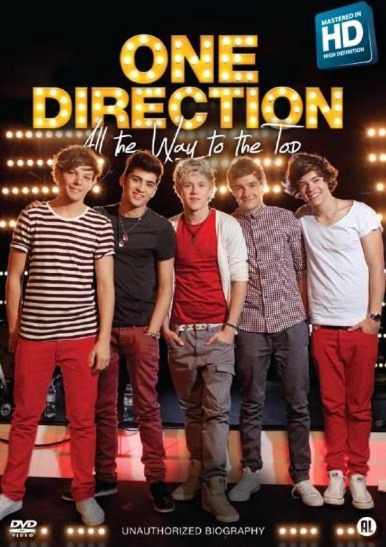 Cover van de film 'One Direction - All The Way To The Top'