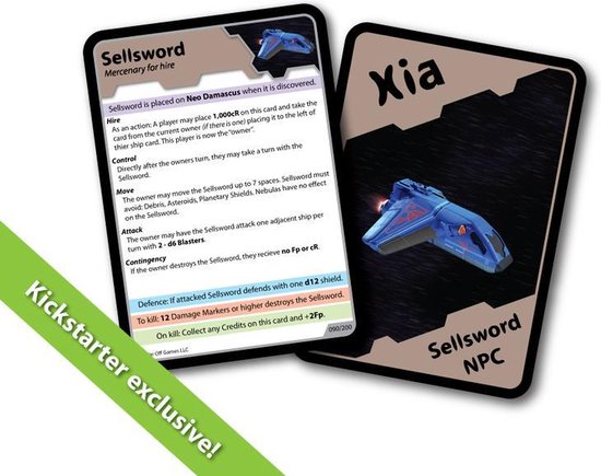 Boek: Xia: Legends of a Drift System – Sellsword Expansion, geschreven door Far Off Games