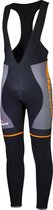 Rogelli Collant Umbria 2.0 lange wielerbroek bibtight - zwart / grijs / oranje - maat 3XL