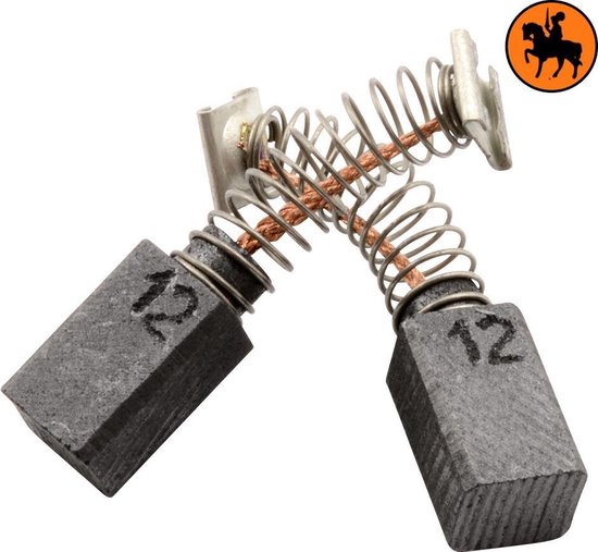 Jeu de balais de charbon pour Hitachi Hammer DH 24PH - 6.5x7.5x12mm