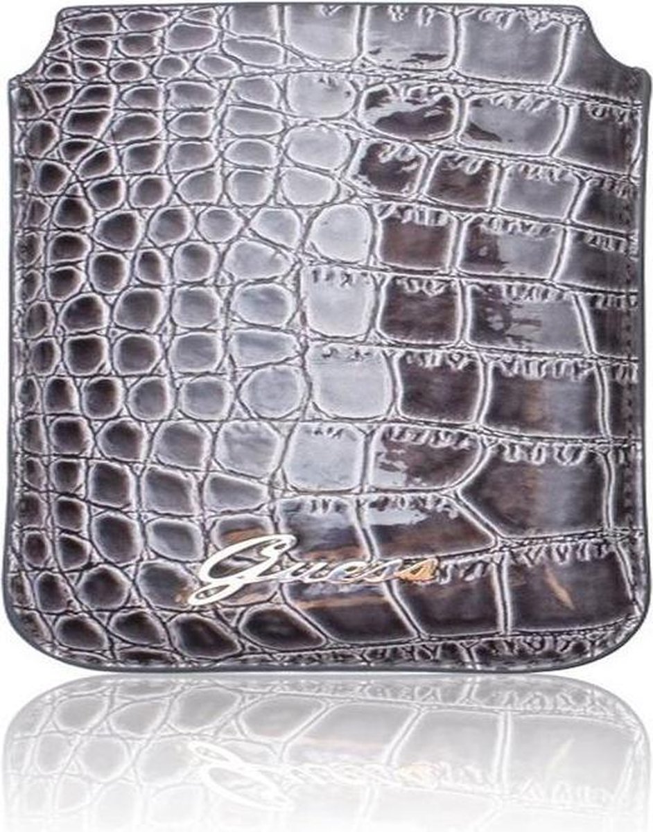 Guess Samsung Galaxy S III Pouch - Grijs Shiny Crocodile