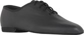 Dans-Schoenen Jazzschoenen 1260 Basic 1 leer, volledig zool, Zwart, Maat 32.5 UK c13.5